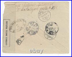 Postes serbes n° 5 Semeuse oblitéré sur lettre TB signée Calves