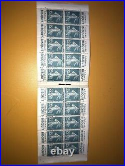 Rare Carnet Timbres N° 132 25c Semeuse timbres neuf très bon état réf carnet S78