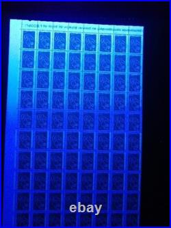 Rare Feuille YT 3733 Xx 8 Sans Phosphore, Bande À Gauche Cote 1600 Euros