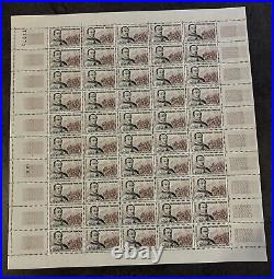 SERIE TIMBRES POSTE FRANCE 1961 Célébrités N° 1295 A 1300 feuilles Complètes