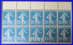 Semeuse 140 Bloc de 10 de Carnet Neuf MNH Cote 650 voir Scans