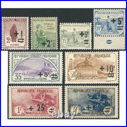 Série Complète Orphelins N°162 À 169 Timbres Neufs Avec N°169 Signé Brun