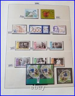 Superbe albums LINDNER années complètes 1960 à 2000 timbres neufs et oblitérés