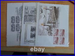 Superbe jeu de 3 affiches PA burelé, vue de PARIS, CITT 1949 LUXE