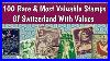 Swiss Stamps Value 100 Rare U0026 Most Valuable Old Stamps Of Switzerland Philately