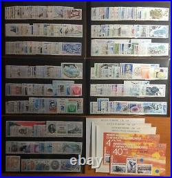 TAAF Lot / stock qq timbres entre 1977 et 1998, neufs, cote 1269,05
