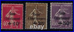 Timbre Caisse d'amortissement 1930 N° 266, 167, 268 N / MNH