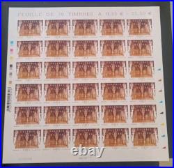 Timbre Feuille Autoadhésif Yt 206 En feuille Entière Cote 1500