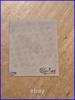 Timbre France 5 obl signé calves ref V 25/8