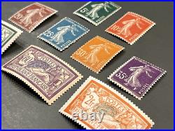 Timbre France Collection Année 1907 complète NEUFS sans charnière MNH