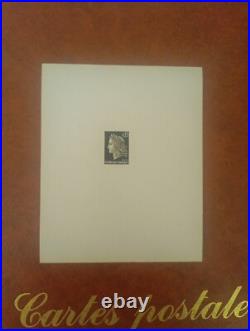 Timbre France Épreuve Cheffer Ref 696