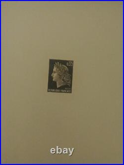 Timbre France Épreuve Cheffer Ref 696