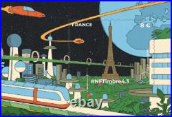 Timbre France NFTIMBRE 4.3 OR 2025 Neuf sous blister 3000 exemplaires Epuisé