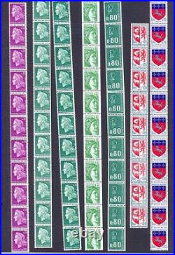 Timbre France Neuf Sans Charniere Lot De Roulettes Non Pliee Cote Plus De 480