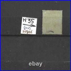 Timbre France neuf Napoléon n°35 signé Brun