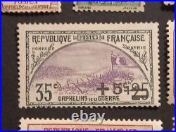 Timbre France yt 162 à 169 orphelins de guerre 1922 neufs XX
