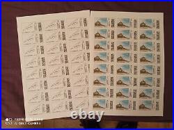 Timbres 100gr international lettre prioritaire 5 feuilles de 24 timbres 540