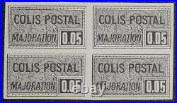Timbres De France Colis Postaux 1918/20 Yvert N° 23 Neuf En Bloc De 4 Tbe