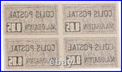 Timbres De France Colis Postaux 1918/20 Yvert N° 23 Neuf En Bloc De 4 Tbe