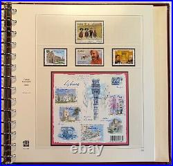 Timbres FRANCE neufs Collection 1849 2017, 23 albums SAFE 5 N°19 2009-2010