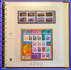 Timbres FRANCE neufs Collection 1849 2017, 23 albums SAFE 5 N°19 2009-2010