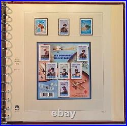 Timbres FRANCE neufs Collection 1849 2017, 23 albums SAFE 5 N°19 2009-2010