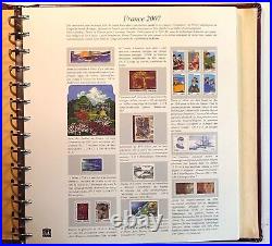 Timbres FRANCE neufs Collection 1849 2017, 23 albums SAFE 6 N°18 2007-2008