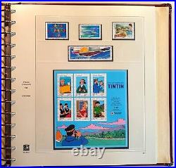 Timbres FRANCE neufs Collection 1849 2017, 23 albums SAFE 6 N°18 2007-2008