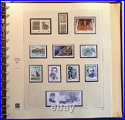 Timbres FRANCE neufs Collection 1849 2017, 23 albums SAFE 6 N°18 2007-2008