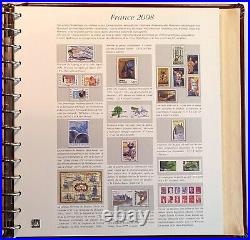 Timbres FRANCE neufs Collection 1849 2017, 23 albums SAFE 6 N°18 2007-2008