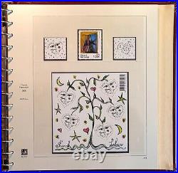 Timbres FRANCE neufs Collection 1849 2017, 23 albums SAFE 6 N°18 2007-2008