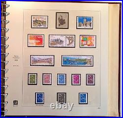 Timbres FRANCE neufs Collection 1849 2017, 23 albums SAFE 6 N°18 2007-2008
