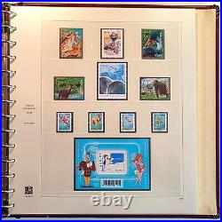 Timbres FRANCE neufs Collection 1849 2017, 23 albums SAFE 6 N°18 2007-2008