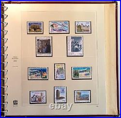Timbres FRANCE neufs Collection 1849 2017, 23 albums SAFE 6 N°18 2007-2008
