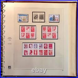 Timbres FRANCE neufs Collection 1849 2017, 23 albums SAFE 6 N°18 2007-2008
