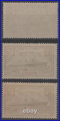 Timbres France 1931/1940, Paquebot Normandie N° 299-300b-300