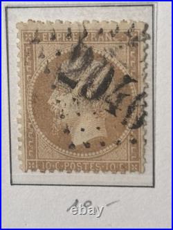 Timbres France, Napoléon Empire 1862/1871, obl, cote 600
