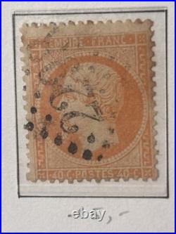 Timbres France, Napoléon Empire 1862/1871, obl, cote 600