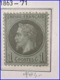 Timbres France, Napoléon Empire 1862/1871, obl, cote 600