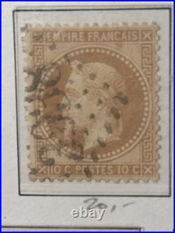 Timbres France, Napoléon Empire 1862/1871, obl, cote 600