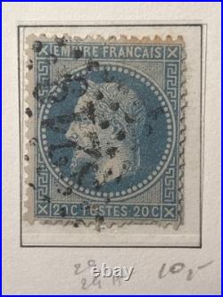 Timbres France, Napoléon Empire 1862/1871, obl, cote 600