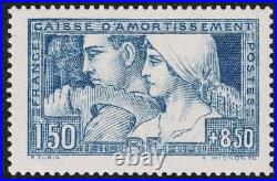 Timbres France Neuf Année 1928 n°252a Type II, Gomme d'origine