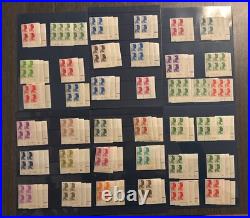 Timbres France Neufs Lot de 96 Coins daté Liberté de Gandon tous différents