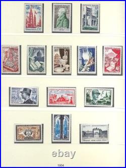 Timbres France années 1950 à 1954 complètes neufs