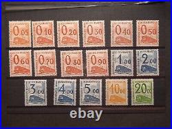 Timbres France colis postaux petit colis 1960 serie yt 31/47 neufs XX