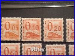 Timbres France colis postaux petit colis 1960 serie yt 31/47 neufs XX
