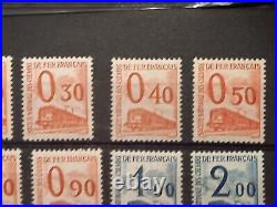 Timbres France colis postaux petit colis 1960 serie yt 31/47 neufs XX