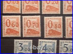 Timbres France colis postaux petit colis 1960 serie yt 31/47 neufs XX