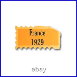 Timbres France neufs 1929 année complète