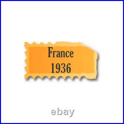 Timbres France neufs 1936 année complète